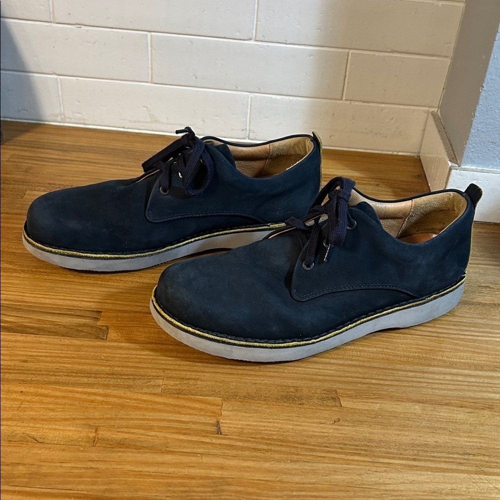 Samuel Hubbard Free Men’s Size 11.5 Casual Walking Shoe Navy Suede Leather